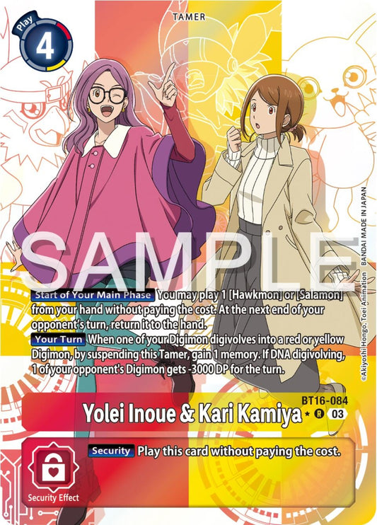 Image for Yolei Inoue & Kari Kamiya (Alternate Art) - Digimon Card Game