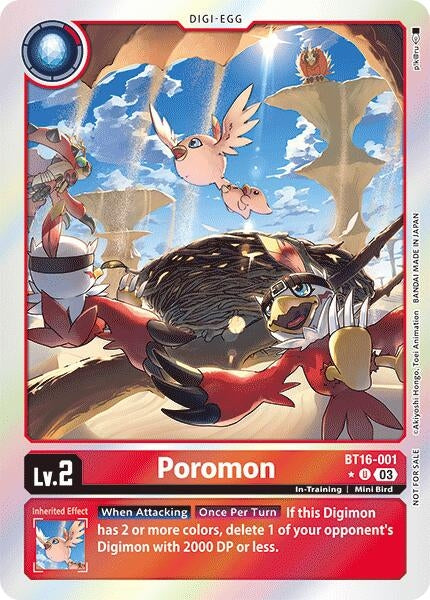 Image for Poromon (Box Promotion Pack: Beginning Observer) - Digimon Card Game