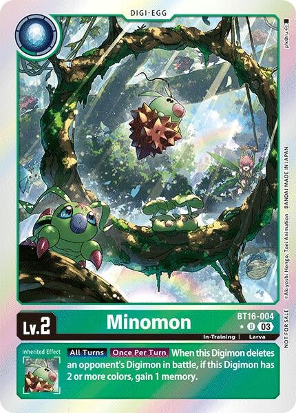 Image for Minomon (Box Promotion Pack: Beginning Observer) - Digimon Card Game