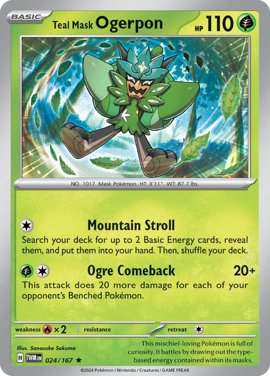 Image for Teal Mask Ogerpon - Pokemon