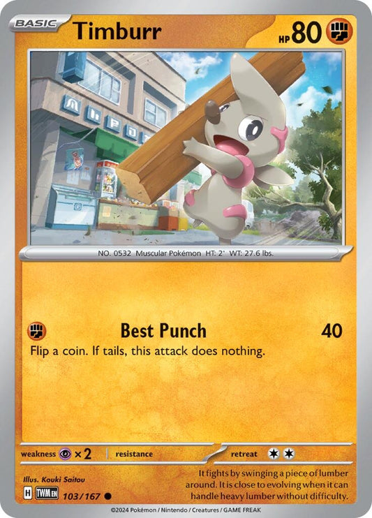 Image for Timburr - Pokemon