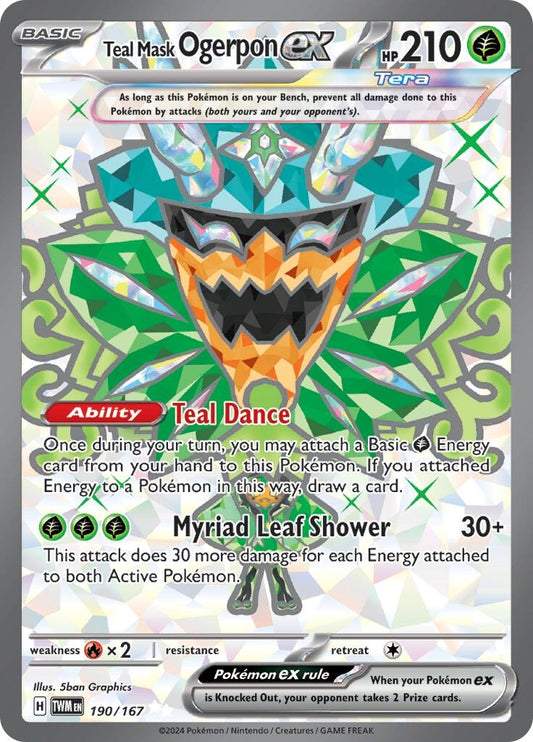 Image for Teal Mask Ogerpon ex - Pokemon