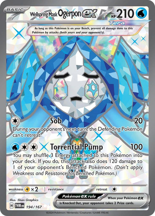 Image for Wellspring Mask Ogerpon ex - Pokemon