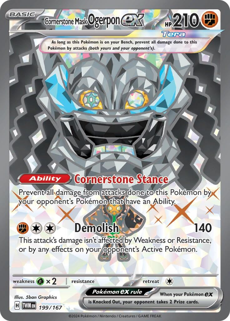 Image for Cornerstone Mask Ogerpon ex - Pokemon