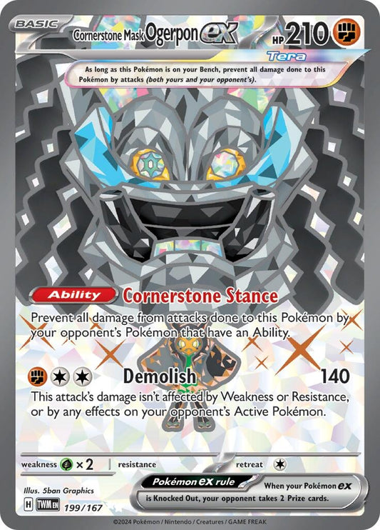 Image for Cornerstone Mask Ogerpon ex - Pokemon