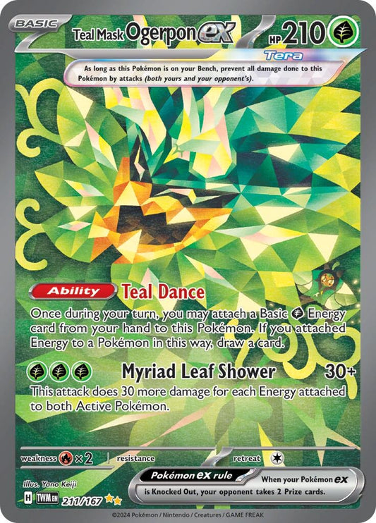 Image for Teal Mask Ogerpon ex - Pokemon