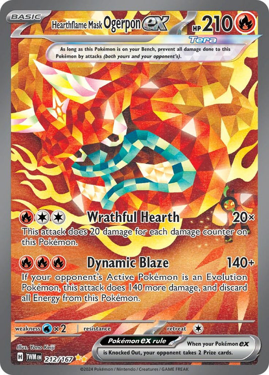 Image for Hearthflame Mask Ogerpon ex - Pokemon