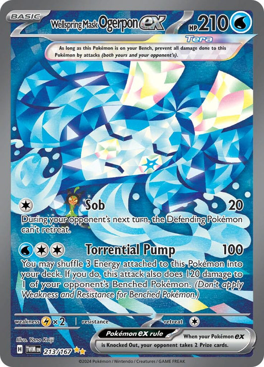 Image for Wellspring Mask Ogerpon ex - Pokemon