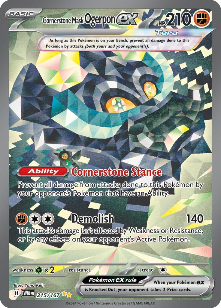 Image for Cornerstone Mask Ogerpon ex - Pokemon