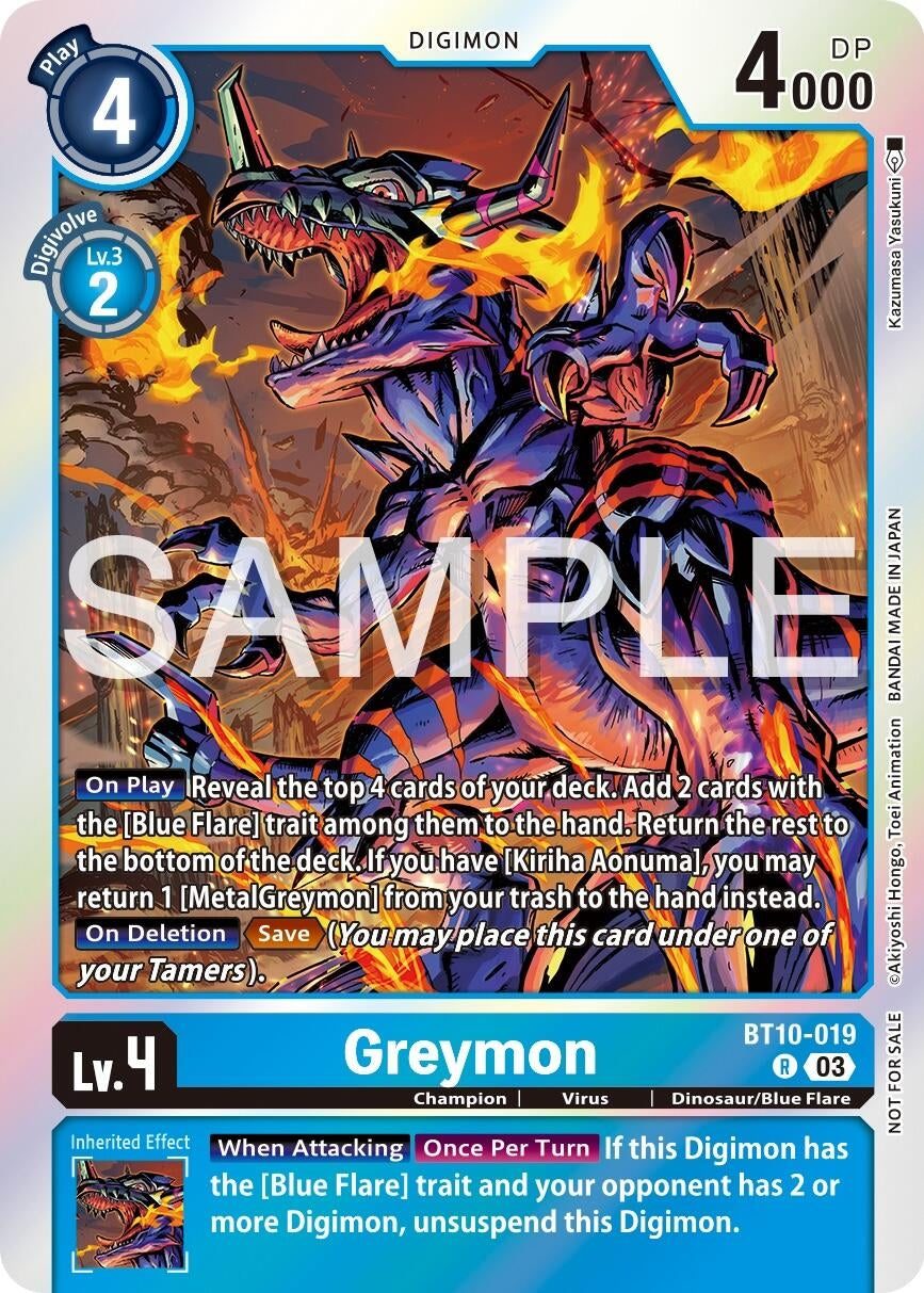 Image for Greymon - BT10-019 (Official Tournament Vol.13 Winner Pack) - Digimon Card Game