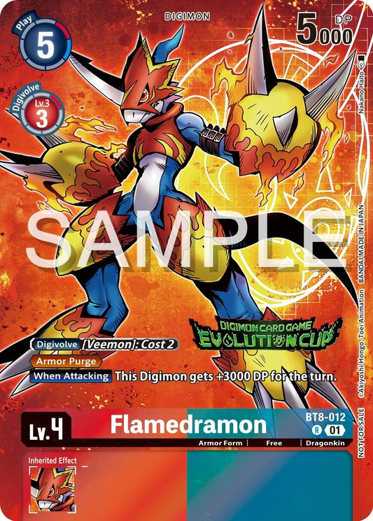 Image for Flamedramon - BT8-012 (2024 Evolution Cup) - Digimon Card Game