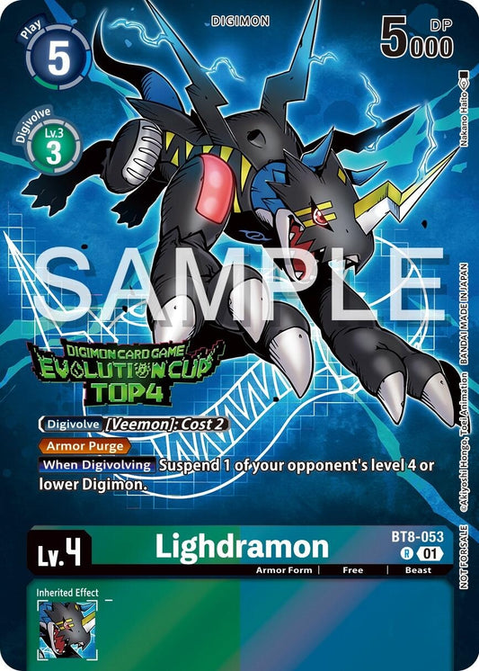 Image for Lighdramon - BT8-053 (2024 Evolution Cup Top 4) - Digimon Card Game