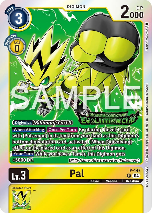 Image for Pal - P-147 (2024 Evolution Cup) - Digimon Card Game