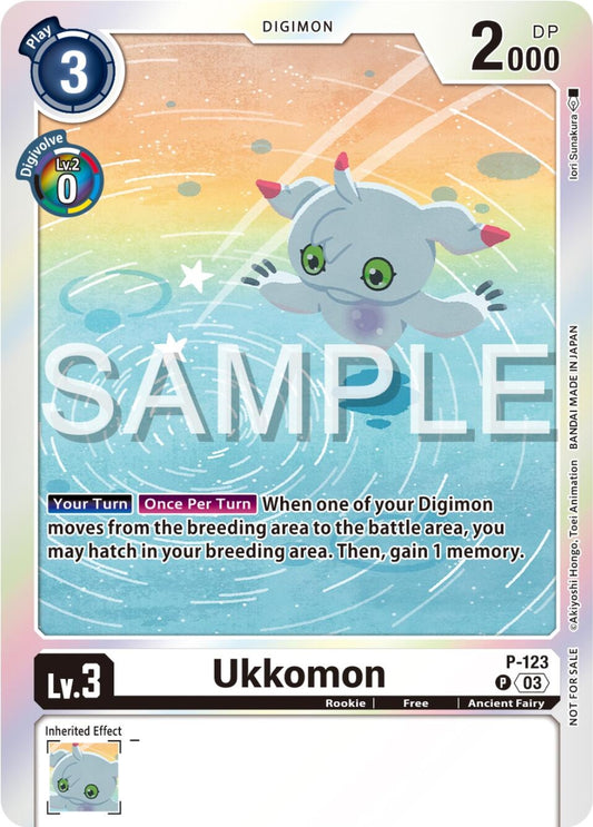 Image for Ukkomon - P-123 (Beginning Observer Pre-Release Winner) - Digimon Card Game
