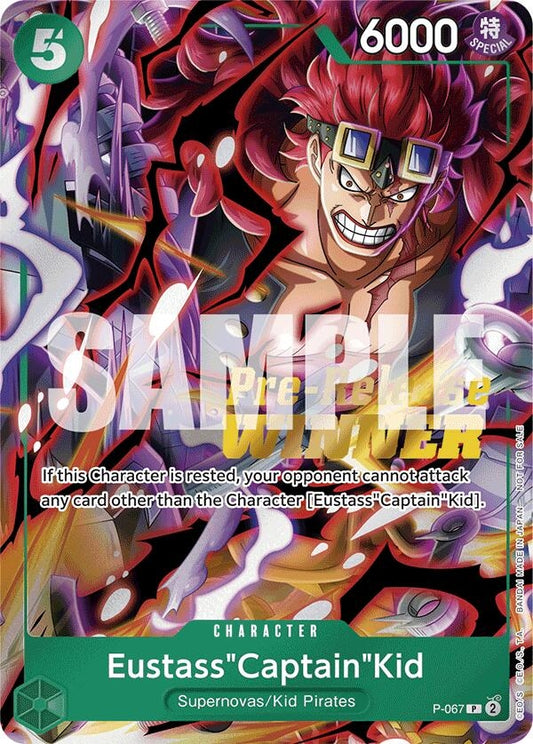 Image for Eustass"Captain"Kid (OP-07 Pre-Release Tournament) [Winner] - One Piece Card Game
