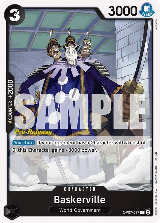 Image for Baskerville - One Piece Card Game