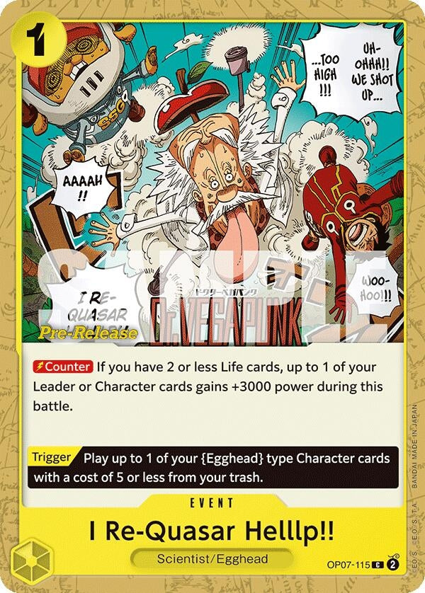 Image for I Re-Quasar Helllp!! - One Piece Card Game