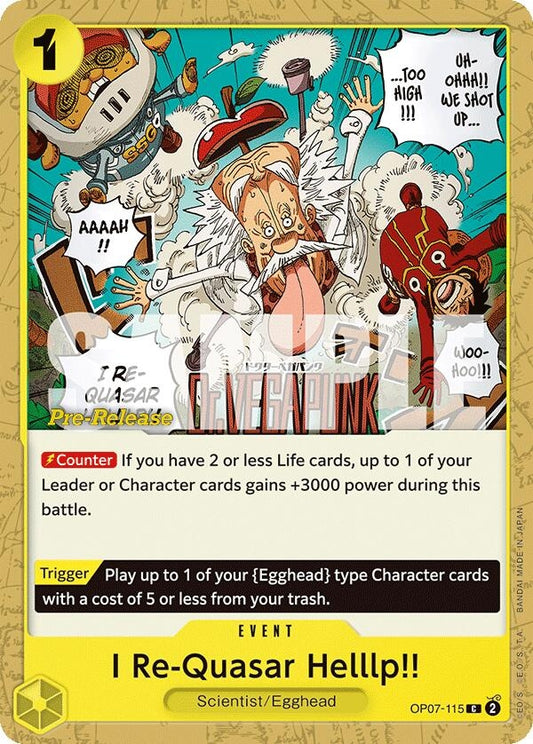 Image for I Re-Quasar Helllp!! - One Piece Card Game