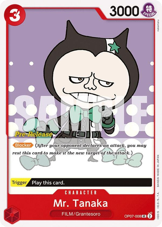Image for Mr. Tanaka - One Piece Card Game