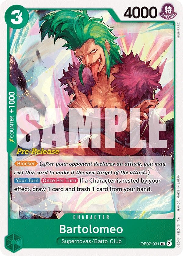 Image for Bartolomeo - One Piece Card Game