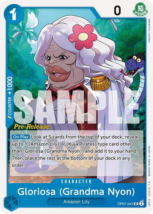 Image for Gloriosa (Grandma Nyon) - One Piece Card Game