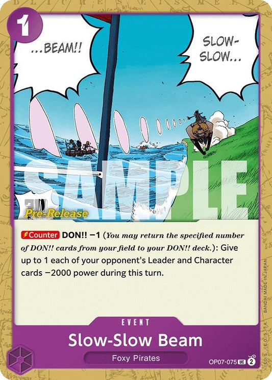 Image for Slow-Slow Beam - One Piece Card Game