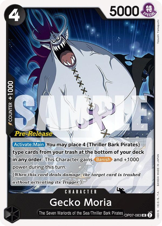 Image for Gecko Moria (083) - One Piece Card Game