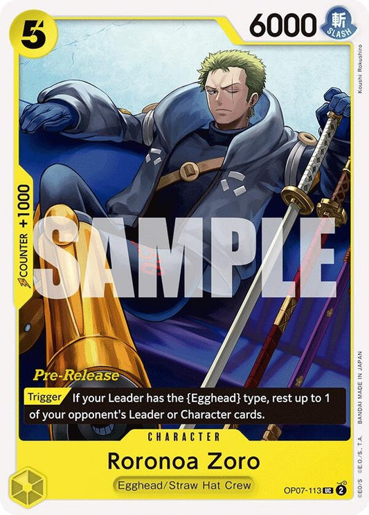 Image for Roronoa Zoro (113) - One Piece Card Game