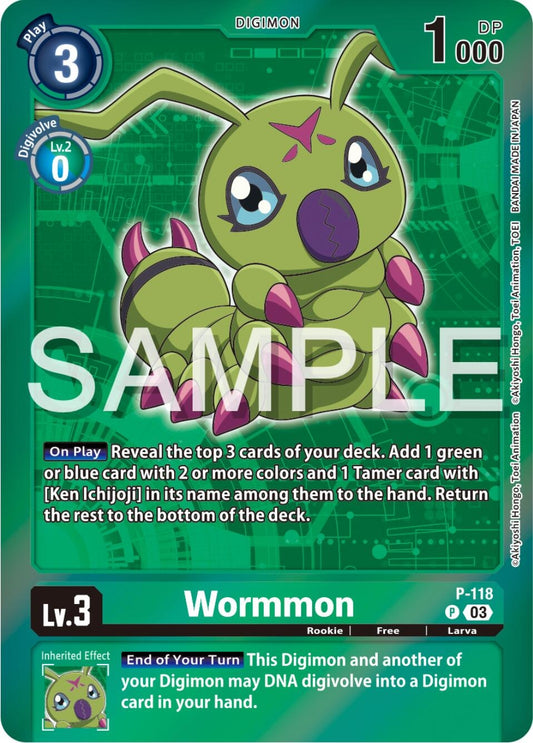 Image for Wormmon - P-118 (Digimon Adventure Box 2024) - Digimon Card Game