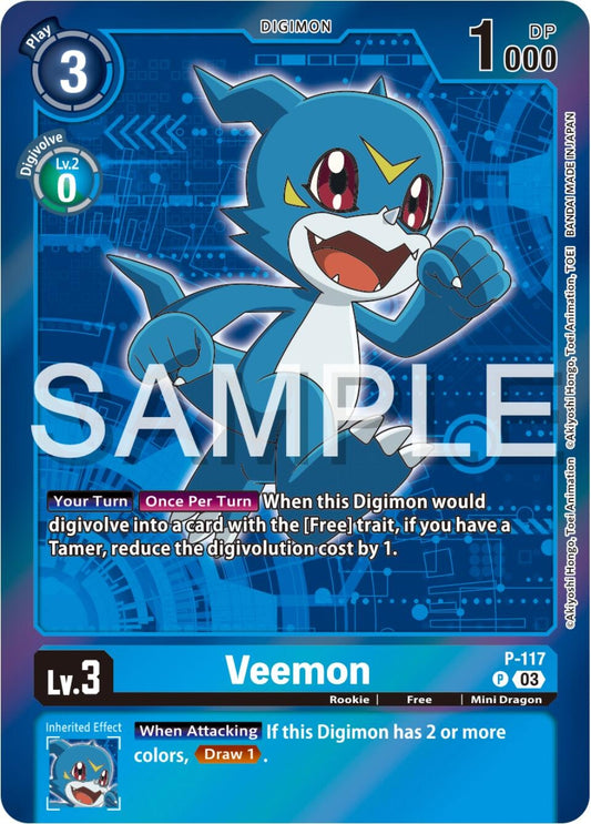 Image for Veemon - P-117 (Digimon Adventure Box 2024) - Digimon Card Game