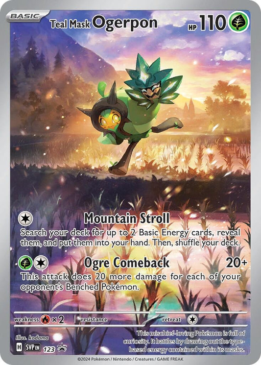 Image for Teal Mask Ogerpon - 123 - Pokemon