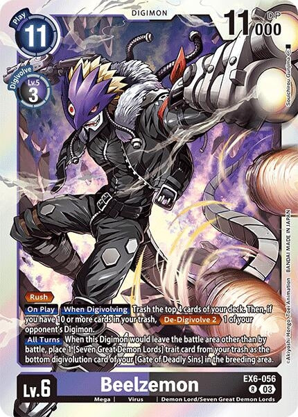 Image for Beelzemon - Digimon Card Game