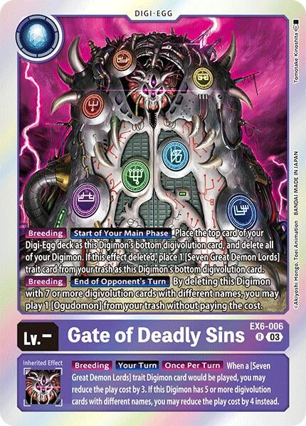 Image for Gate of Deadly Sins - Digimon Card Game