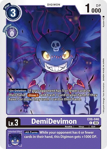Image for DemiDevimon - Digimon Card Game