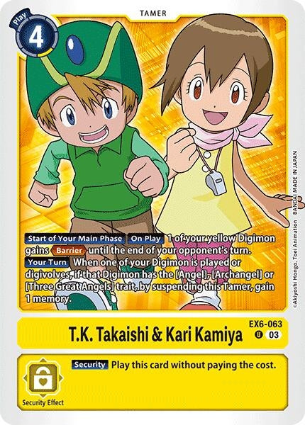 Image for T.K. Takaishi & Kari Kamiya - Digimon Card Game
