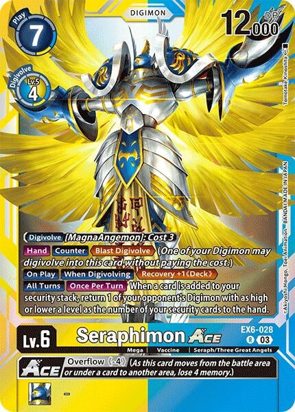 Image for Seraphimon ACE - Digimon Card Game