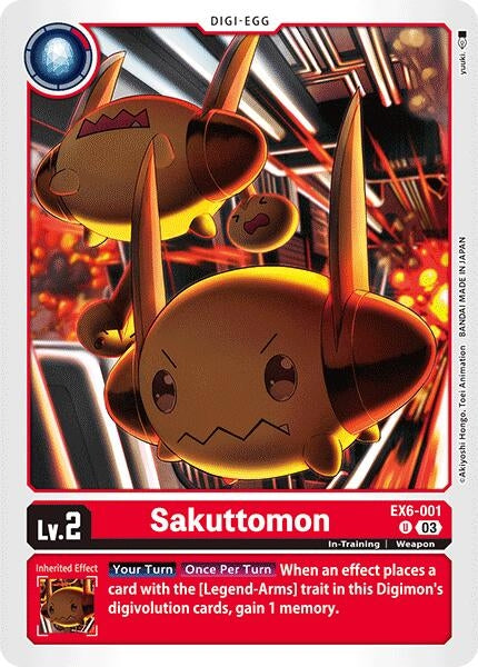Image for Sakuttomon - Digimon Card Game