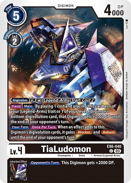 Image for TiaLudomon - Digimon Card Game