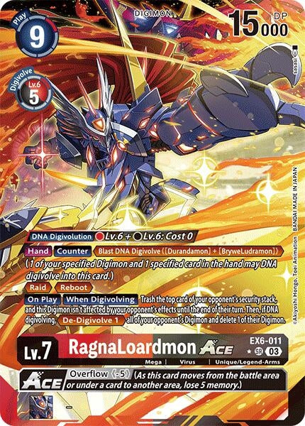 Image for RagnaLoardmon ACE (Alternate Art) - Digimon Card Game