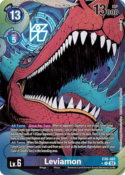 Image for Leviamon (Alternate Art) - Digimon Card Game
