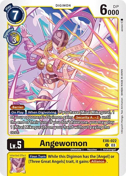 Image for Angewomon - Digimon Card Game