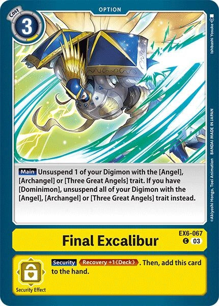 Image for Final Excalibur - Digimon Card Game