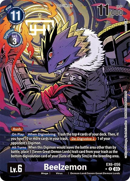 Image for Beelzemon (Alternate Art) - Digimon Card Game
