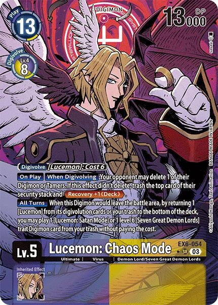 Image for Lucemon: Chaos Mode (Alternate Art) - Digimon Card Game