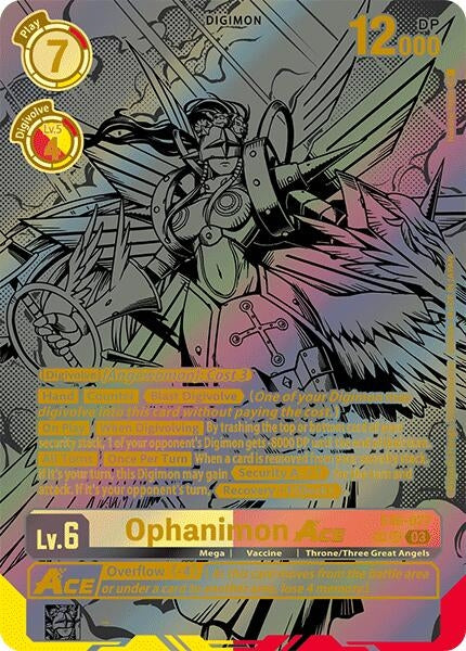 Image for Ophanimon ACE (Textured) - Digimon Card Game