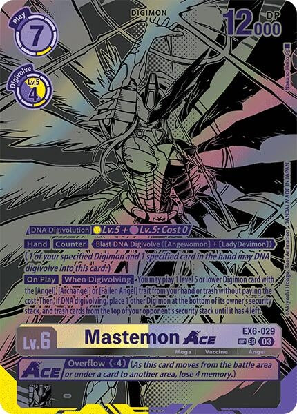 Image for Mastemon ACE (Textured) - Digimon Card Game