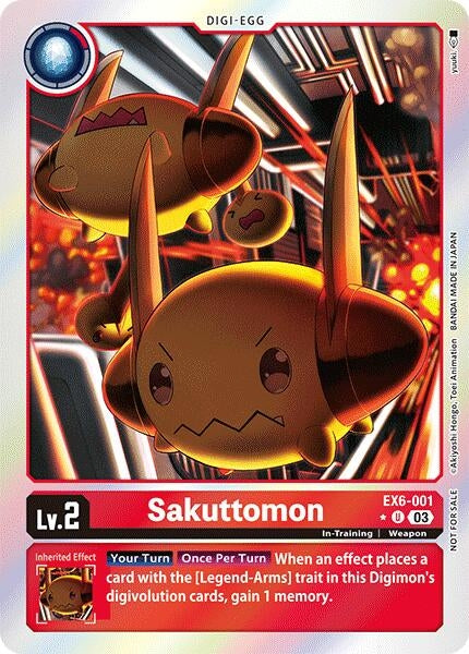 Image for Sakuttomon (Box Promotion Pack: Infernal Ascension) - Digimon Card Game