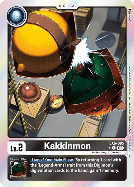 Image for Kakkinmon (Box Promotion Pack: Infernal Ascension) - Digimon Card Game