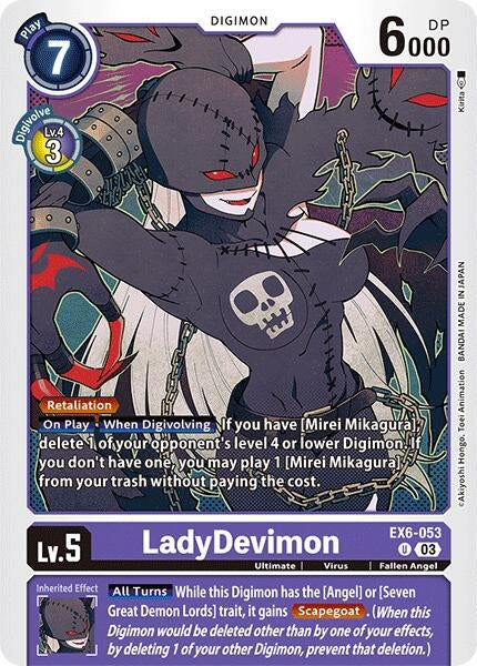 Image for LadyDevimon - Digimon Card Game
