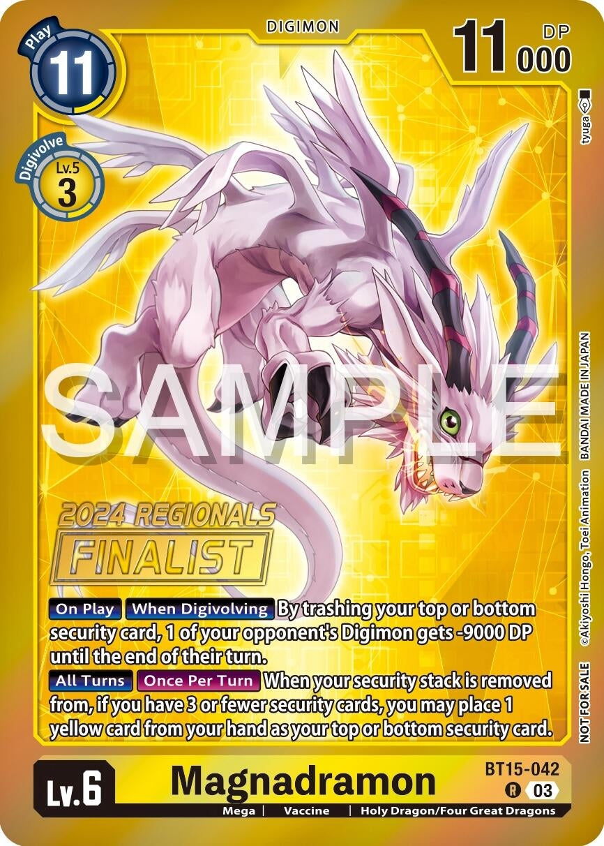 Image for Magnadramon (2024 Regionals Finalist) - Digimon Card Game